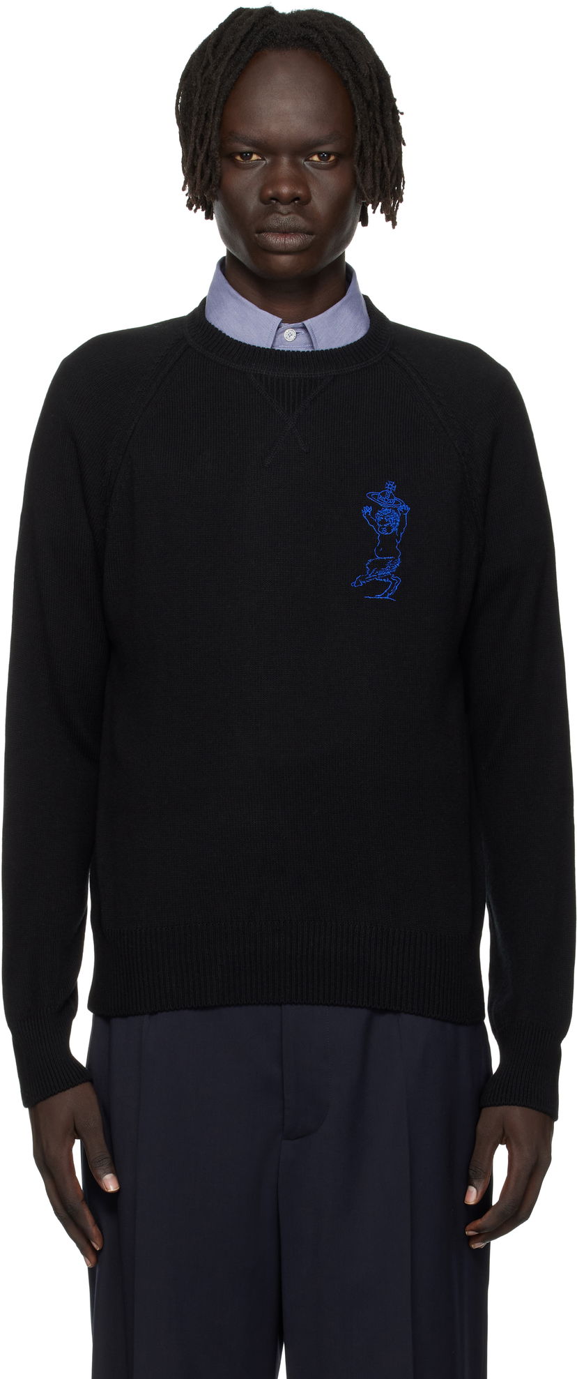 Džemper Vivienne Westwood Vivienne Westwood Joshua Sweater Crna | 2701002P-Y0021-