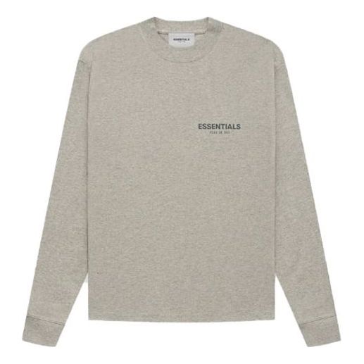 Majica kratkih rukava Fear of God Long Sleeve Tee Siva | FOG-FW21-190