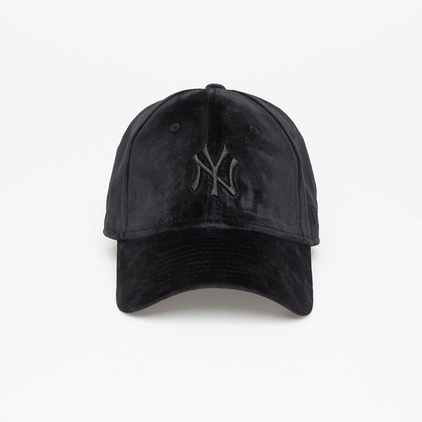 Kapa New Era New York Yankees MLB Velour 9FORTY Adjustable Cap Crna | 60758956