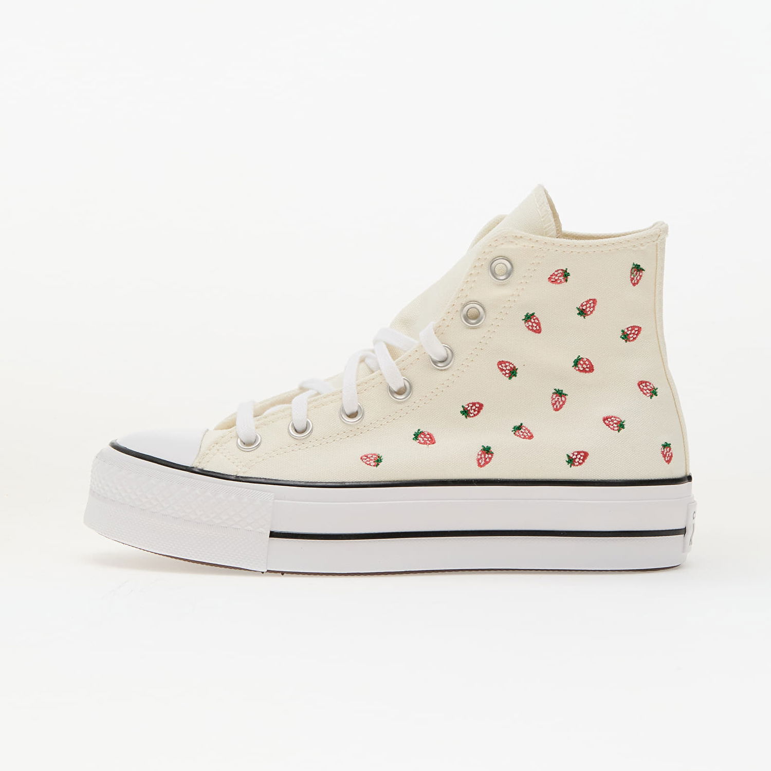 Tenisice i cipele Converse Chuck Taylor All Star Lift Platform Embroidered Strawberries Bež | A14934C, 0