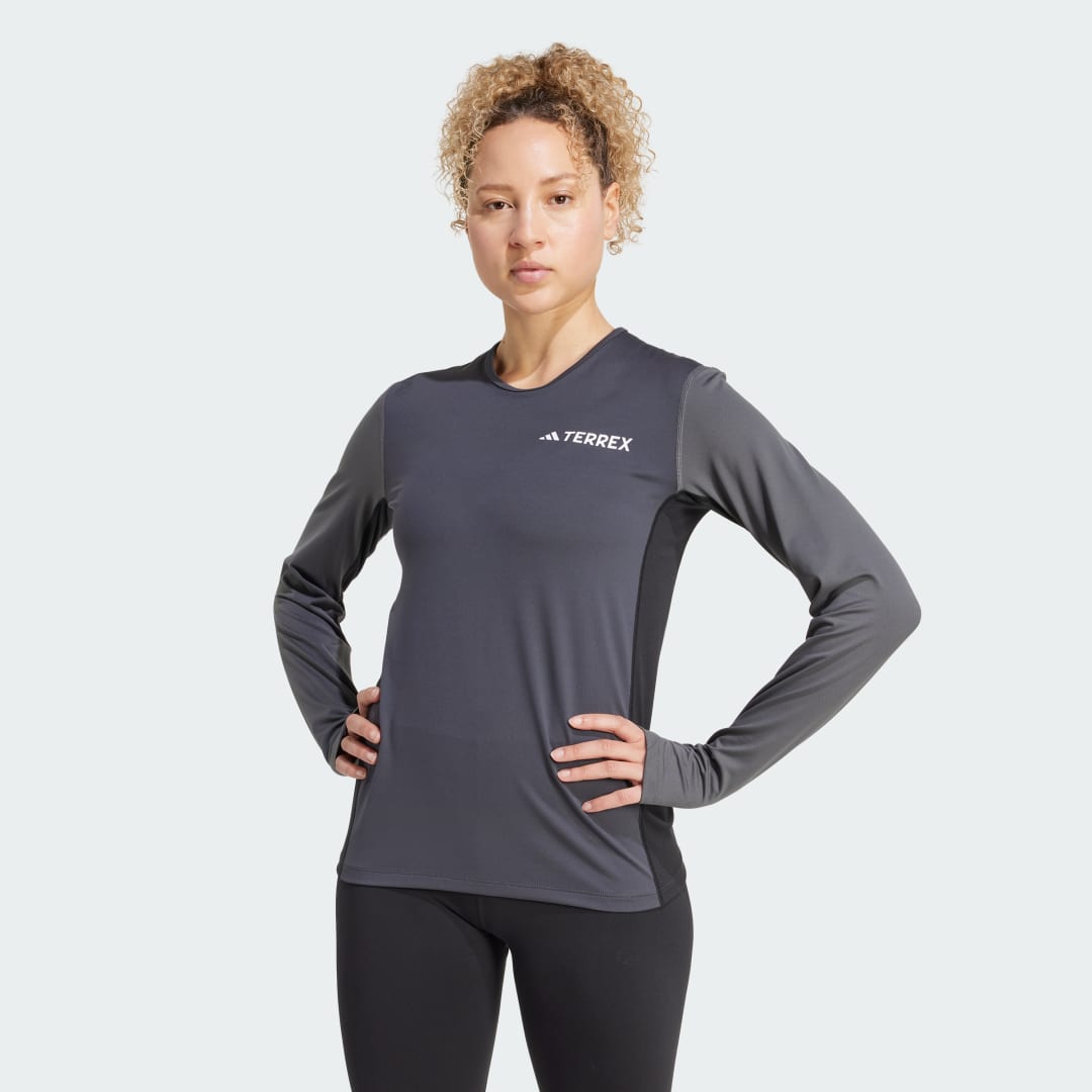 Majica kratkih rukava adidas Performance Long Sleeve Base Layer T-Shirt Siva | JC8200, 0
