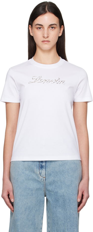 Majica kratkih rukava LANVIN Lanvin Bead Embroidered T-Shirt Bijela | RW-TS9030-J176-P25, 0