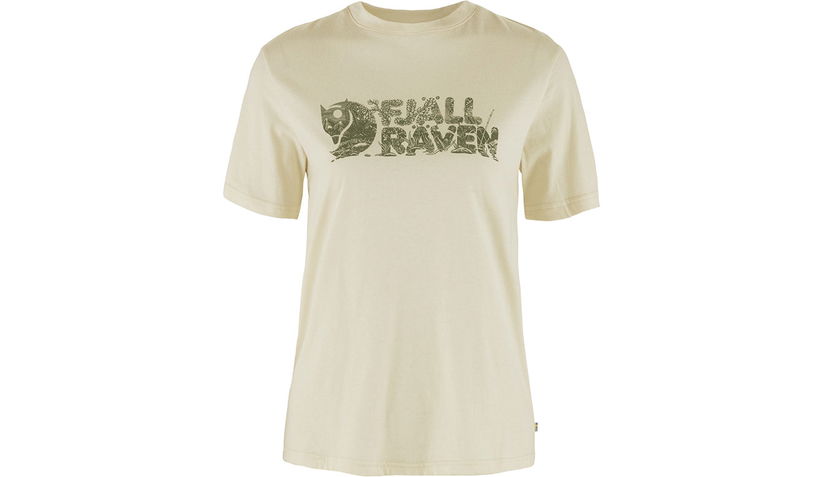 Majica kratkih rukava FJÄLLRÄVEN Lush Logo T-shirt Bež | F14600165-113