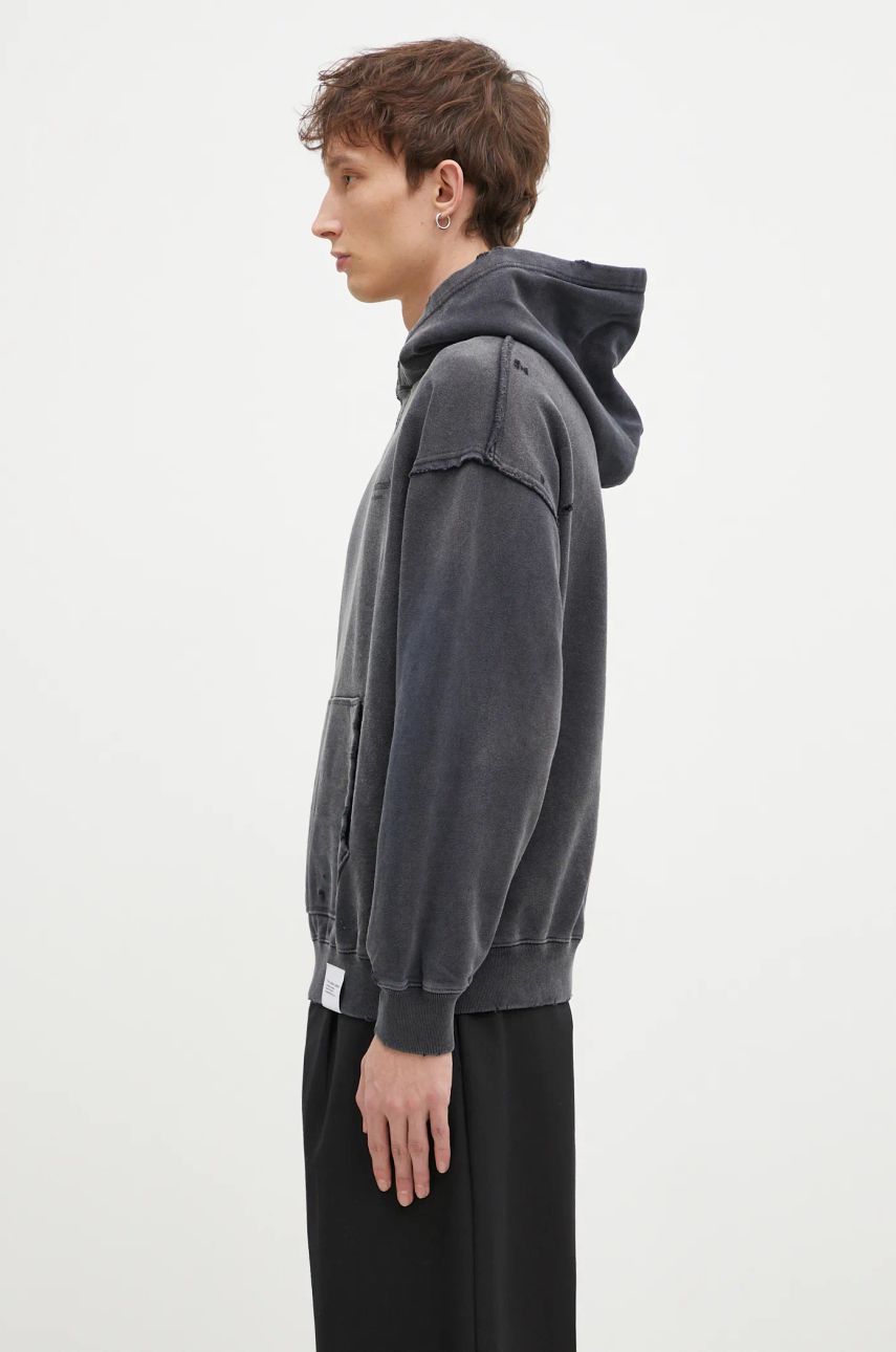 Dukserice Neighborhood NEIGHBORHOOD Distressed Hoodie Siva | 242OKNH.CSM02, 1