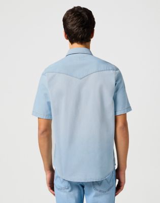 Košulja Wrangler Wrangler Western Short Sleeve Shirt Plava | 112362742:XXL