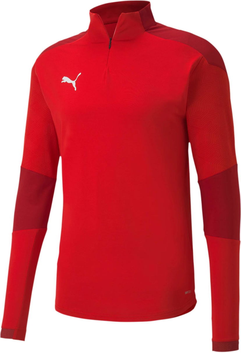 Džemper Puma Puma teamFINAL 21 Training 1/4 Zip Top Crvena | 65647501