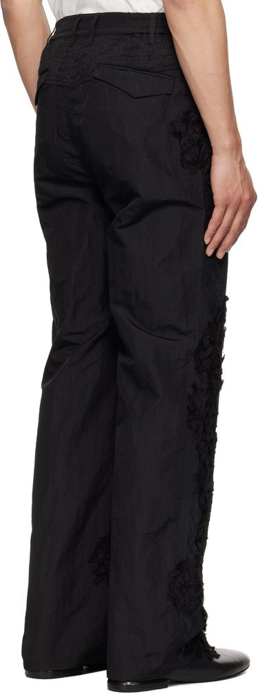 Hlače ADER ERROR ADER error Product. 90 Floral Appliqué Trousers Crna | BO01SSBT0106BK, 2