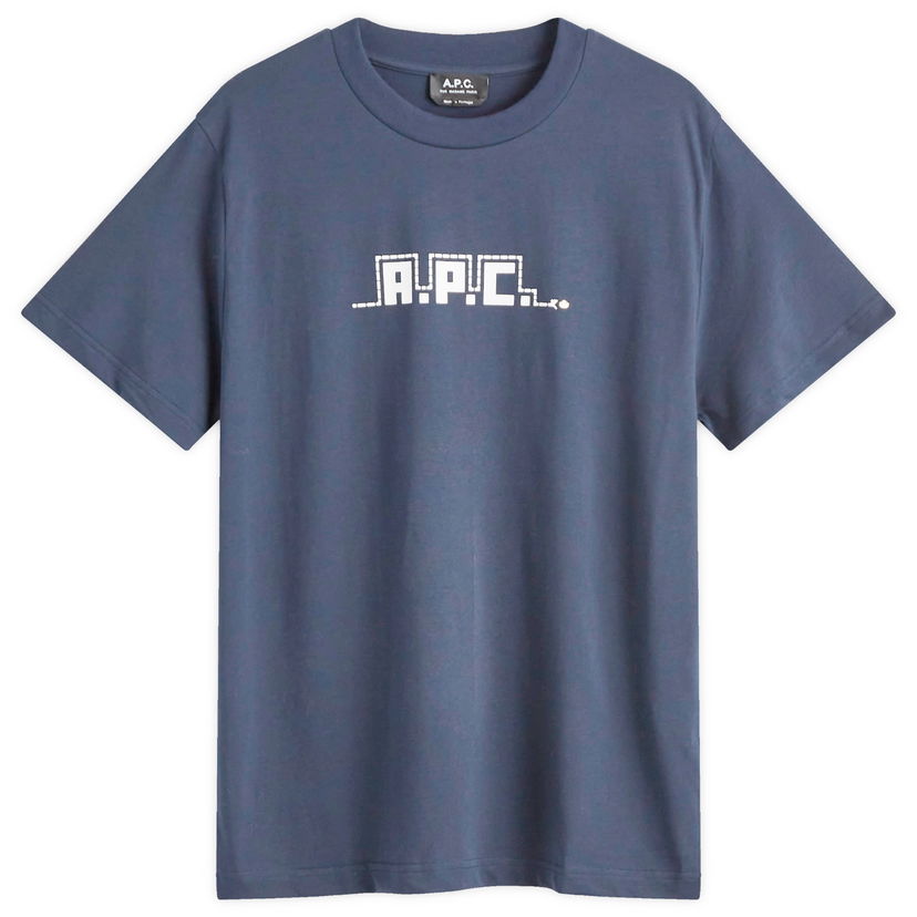 Majica kratkih rukava A.P.C. Lunar New Year Snake Graphic T-Shirt Plava | COHBW-M26502-IAK