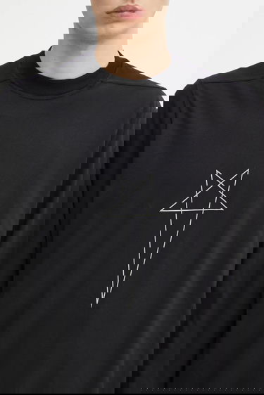 Majica kratkih rukava Rick Owens Rick Owens DRKSHDW Jumbo Long Sleeve T-Shirt Crna | DU02E7261.RNEP3, 3
