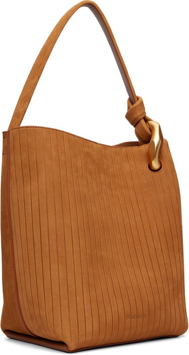 Tote bag JW Anderson 'The JWA Corner Bucket' Tote with Vertical Texture and Sculptural Hardware Smeđa | HB0737-LA0375, 1