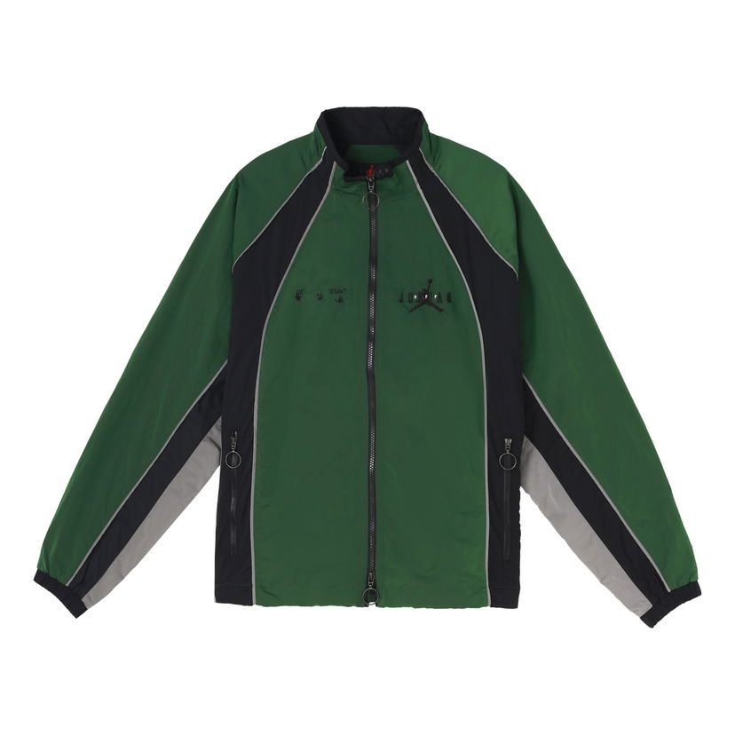 Vjetrovka Jordan Off-White x Air Jordan Track Jacket Zelena | CV3503-361