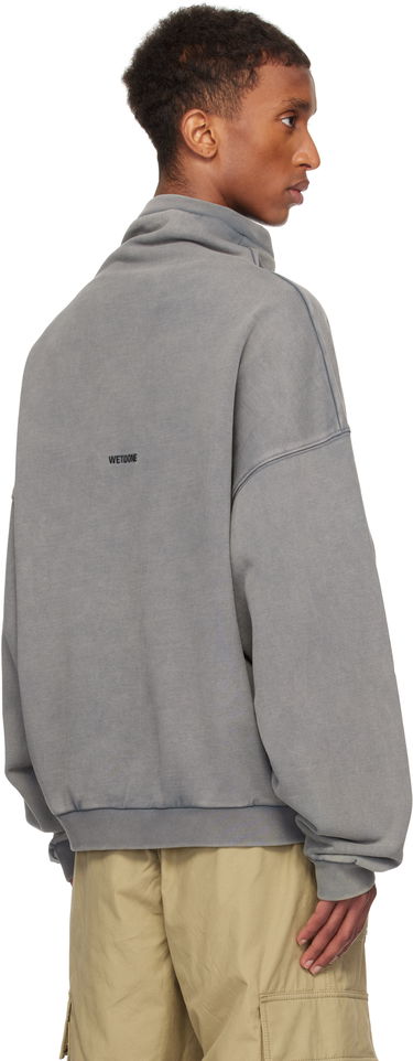 Džemper We11done We11done Standard Turtleneck Hoodie Siva | WD-TS3-24-731-U-CH, 2