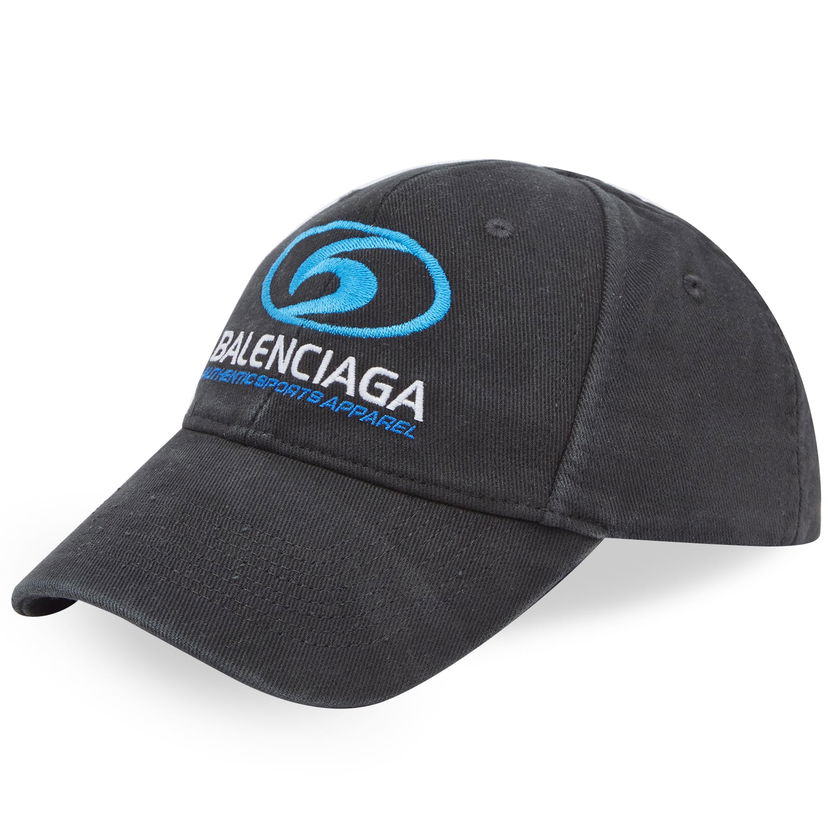 Kapa Balenciaga Surfer Cap Crna | 771966-410B2-1001