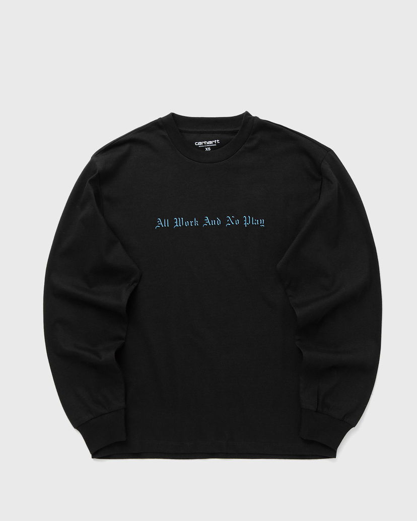 Majica kratkih rukava Carhartt WIP Long-Sleeve T-Shirt All Work And No Play Crna | I035494-89.XX