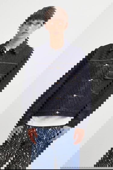 Jakna WACKO MARIA Wacko Maria Trucker Jacket Tamnoplava | 25FW.WMO.BL20, 0