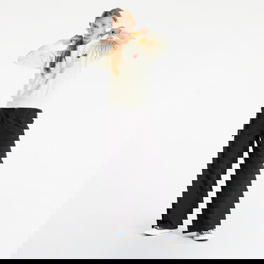 Dukserice Comme des Garçons PLAY Sweatshirt Knit Hoodie Žuta | AZT173 Ivory, 3