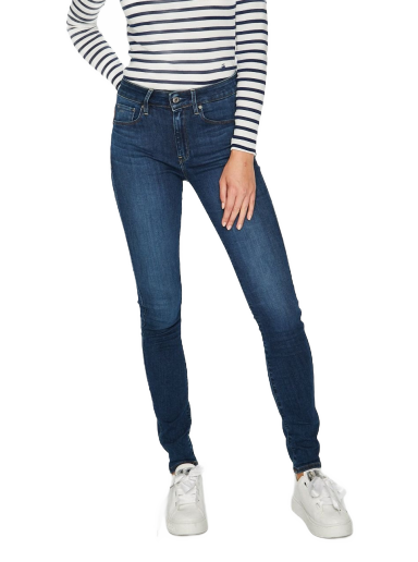 Jeans G-Star Raw ® 3301 High Waist Skinny Jeans Tamnoplava | D05175.8968