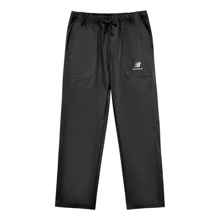 Cargo hlače New Balance Logo Athletics Pants Crna | AMP23354-BK