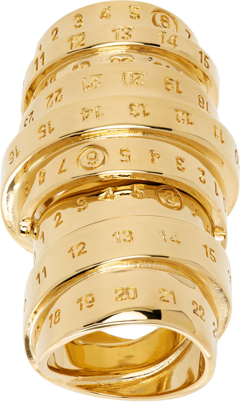 Prsten Maison Margiela MM6 Maison Margiela Numeric Spiral Ring Žuta | SM7UQ0090 P6627