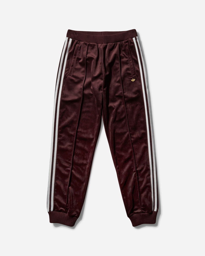 Trenirka adidas Originals Premium Brushed Velvet Track Pants Shadow Brown Smeđa | IX0962