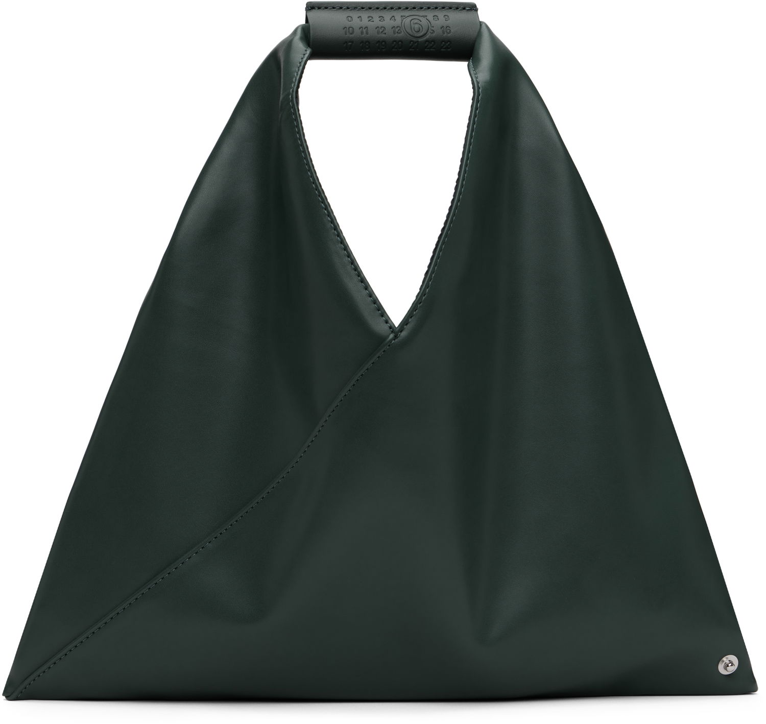 Tote bag Maison Margiela Triangle Mini Tote Zelena | JAPANESE MINI - MM6, 0