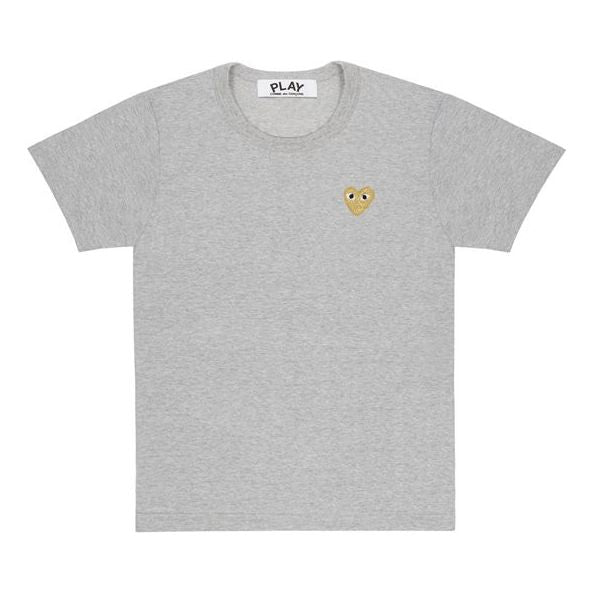 Majica kratkih rukava Comme des Garçons COMME des GARCONS PLAY Gold Heart T-Shirt Siva | AZ-T215-051-3
