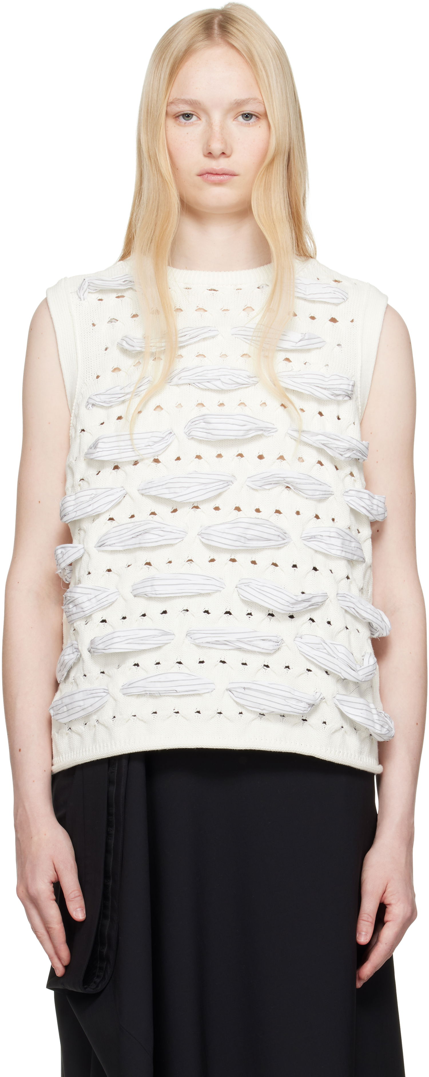 Džemper ADER ERROR ADER error Knit Vest Bijela | BO01SSKT0202WH, 0