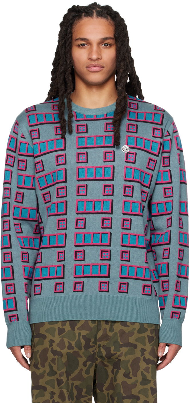 Džemper BILLIONAIRE BOYS CLUB Billionaire Boys Club Crewneck Sweater Plava | B23143