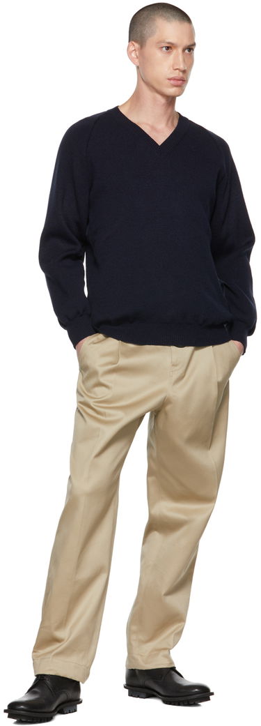 Džemper Comme des Garçons Lochaven of Scotland Edition V-Neck Sweater Tamnoplava | DH-N505-051, 3