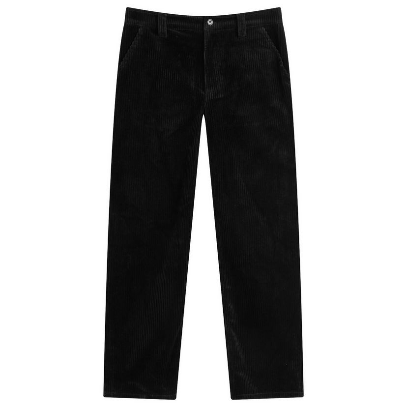 Hlače A.P.C. A.P.C. Fergus Corduroy Carpenter Pants, Size Large Crna | COHDW-M08500-LZZ