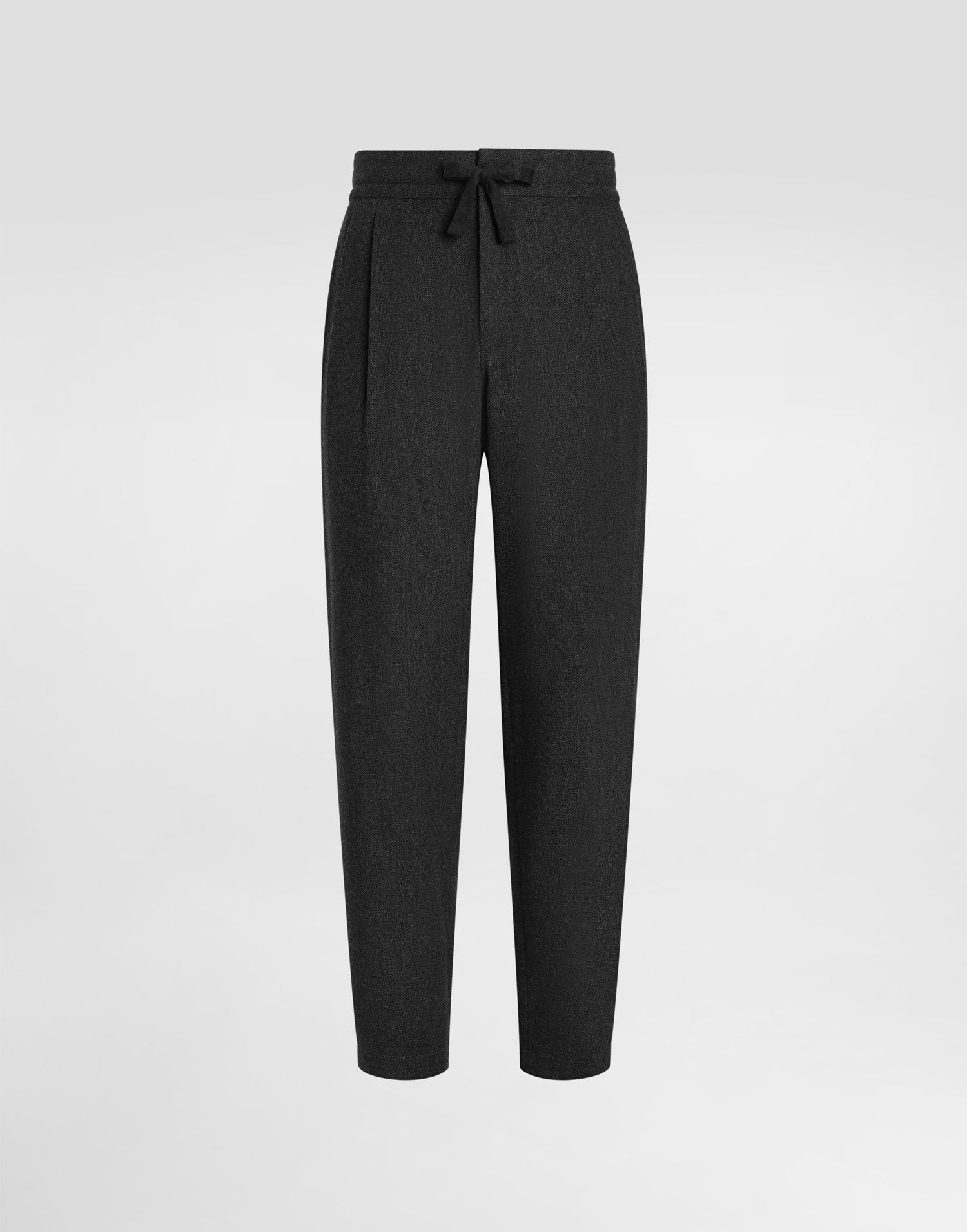 Hlače Dolce & Gabbana Dolce & Gabbana Melange Wool Mat Trousers Crna | GP12PTFURNCN0141, 0