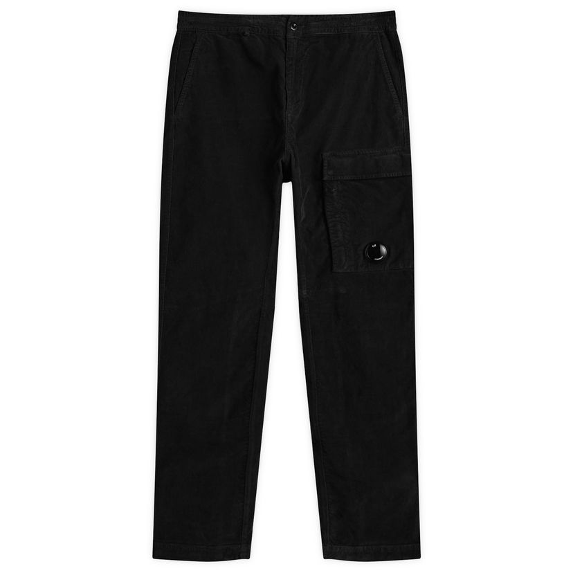 Cargo hlače C.P. Company Corduroy Lens Cargo Pant Crna | 19CMPA169A-006410O-999