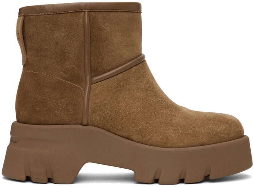 Tenisice i cipele Gianvito Rossi Gianvito Rossi Shearling Ankle Boots Smeđa | G73055.20GOM.SNF
