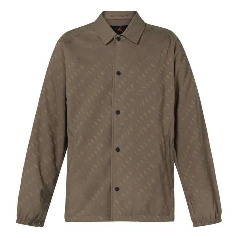 Košulja Jordan All-Over Print Coach Jacket Zelena | DV7617-274