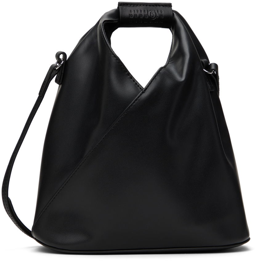 Torba za rame Maison Margiela MM6 Triangle Classic Crossbody Bag Crna | SB6WD0026 P6444