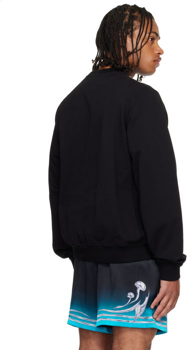 Dukserice Casablanca Casablanca Manga Tennis Ball Sweatshirt Crna | M-AW25-JTP-293-02, 2