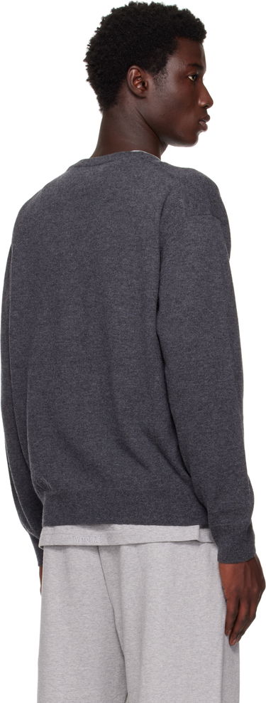 Džemper We11done We11done Knit Logo Pullover Sweater Siva | WD-KO2-25-651-U-GY, 2