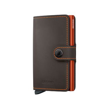 Novčanik Secrid Miniwallet - Matte - Truffle & Orange Crna | MM-Truffle-Orange, 2
