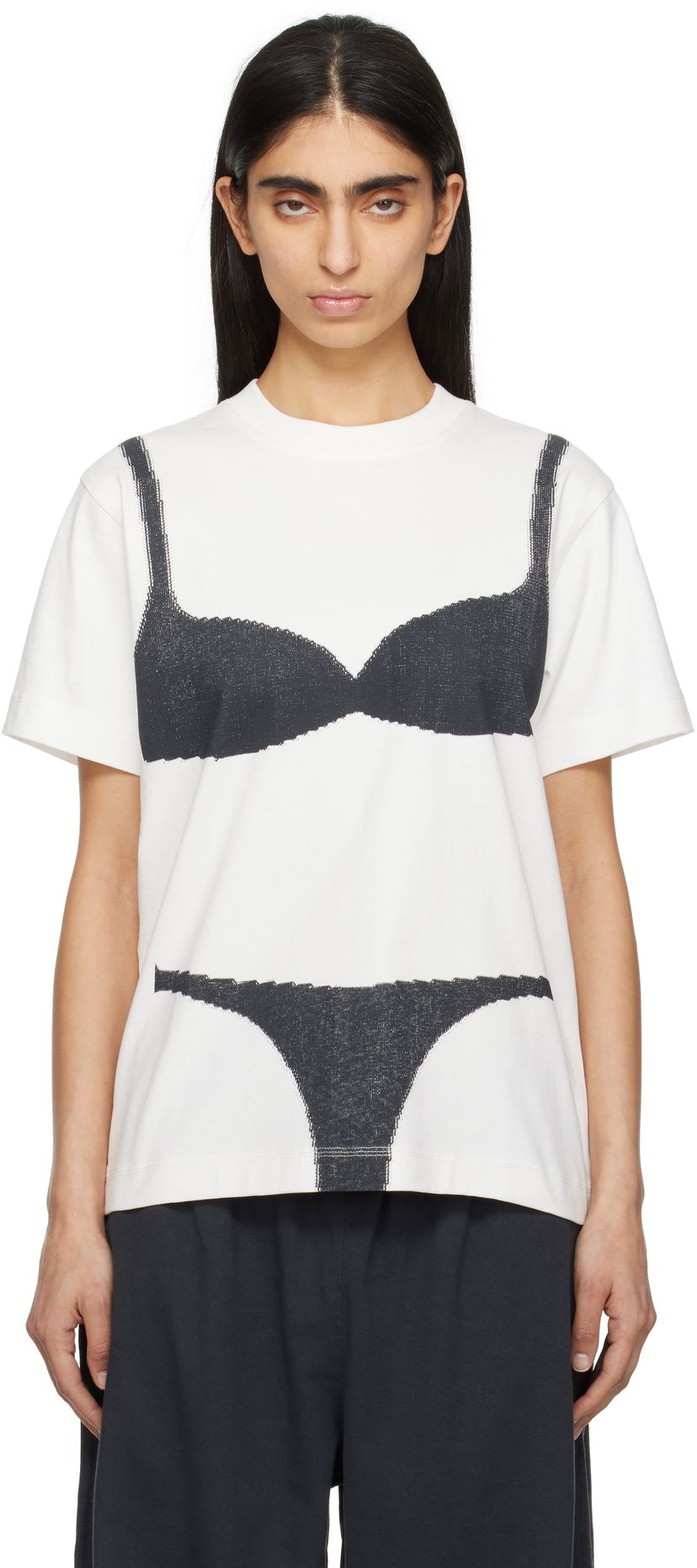 Majica kratkih rukava Marc Jacobs Marc Jacobs Bra Box T-Shirt Bijela | 2S5RTP050C21