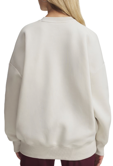 Dukserice Under Armour Rival Fleece Oversized Varsity Crewneck Sweatshirt Bež | 6007880-110, 1