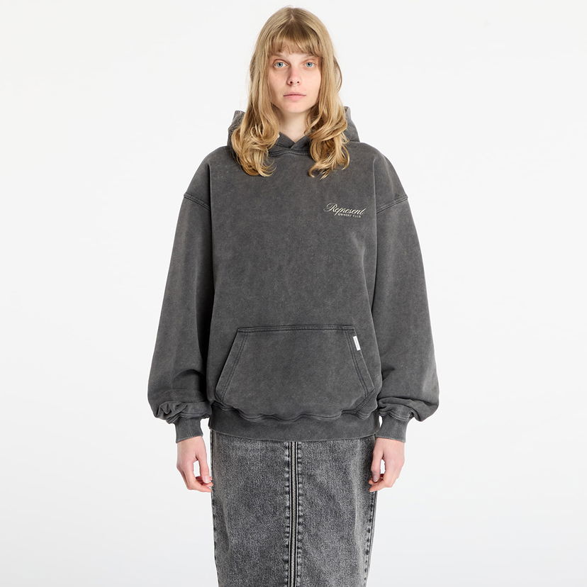 Dukserice Represent Clo Vintage Owners Club Script Hoodie Siva | OCM41200-47