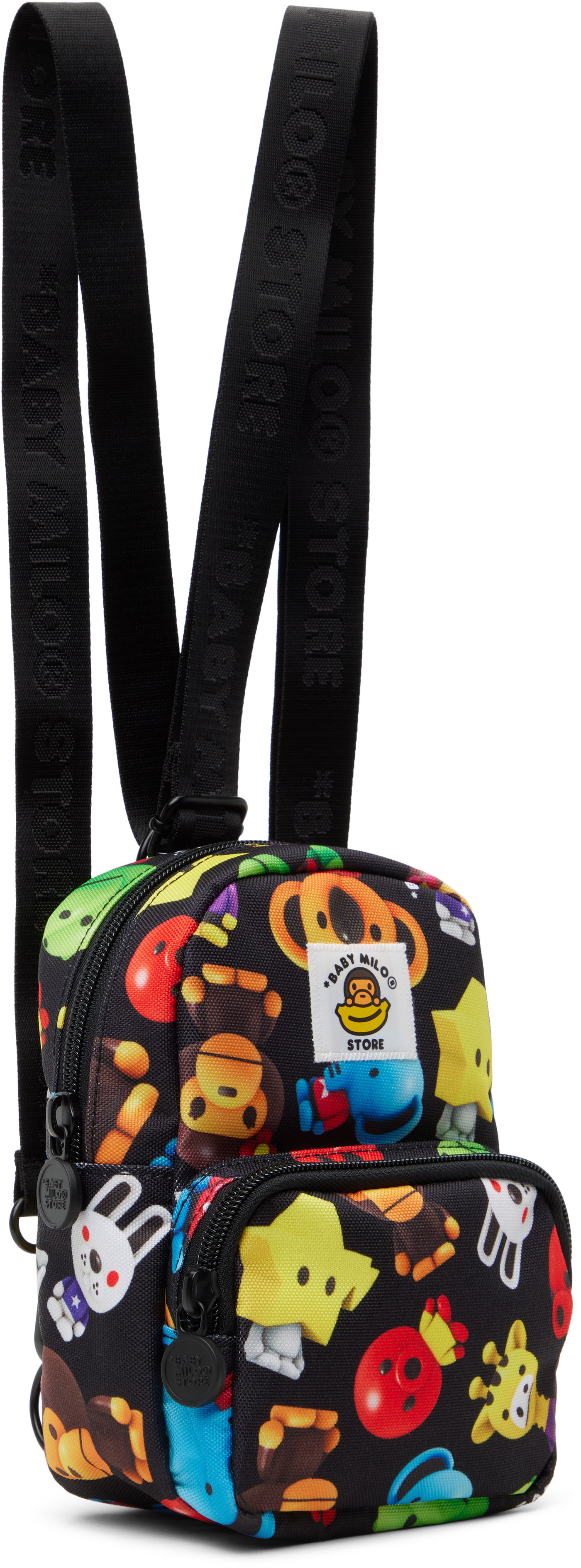 Ruksak BAPE Milo 3D All Print Pattern Micro Backpack Crna | 0MXBGW4280XXO, 1