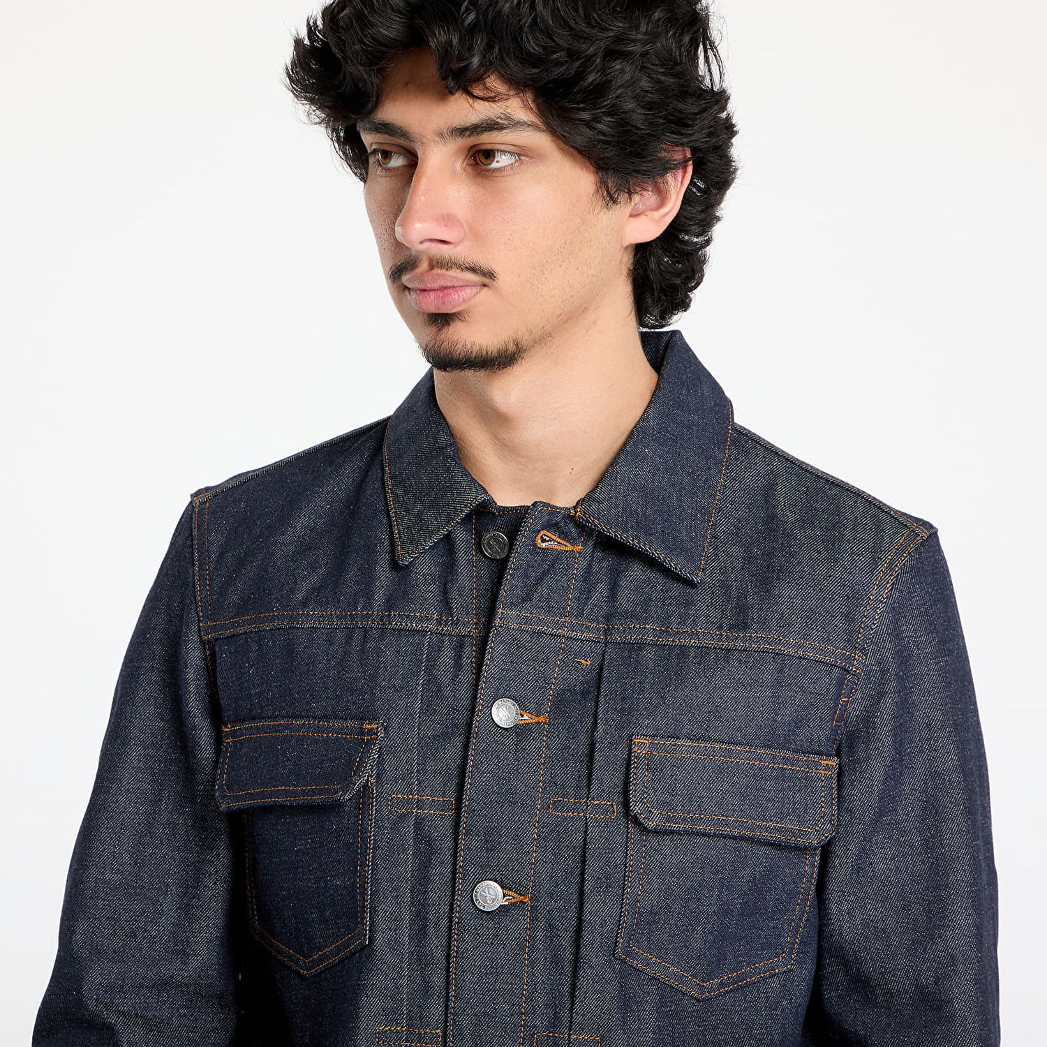Jakna A.P.C. A.P.C. Work Jean Jacket Plava | CODBS-H02191-IAI, 1