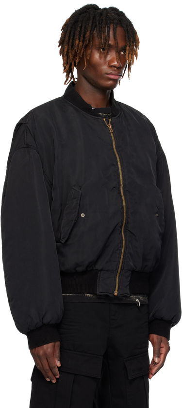 Bomber jakna We11done We11done Curved Bomber Jacket Crna | WD-JP0-25-005-U-BK, 1