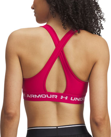 Grudnjak Under Armour Crossback Mid Sports Bra Ružičasta | 1361034-681, 1