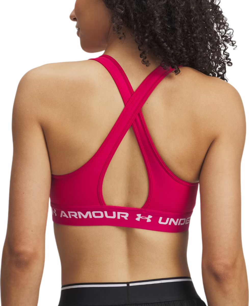 Grudnjak Under Armour Crossback Mid Sports Bra Ružičasta | 1361034-681, 1