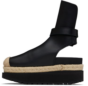 Haljina sacai sacai Jodphur Espadrille Platform Sandals Crna | 25-07919, 2