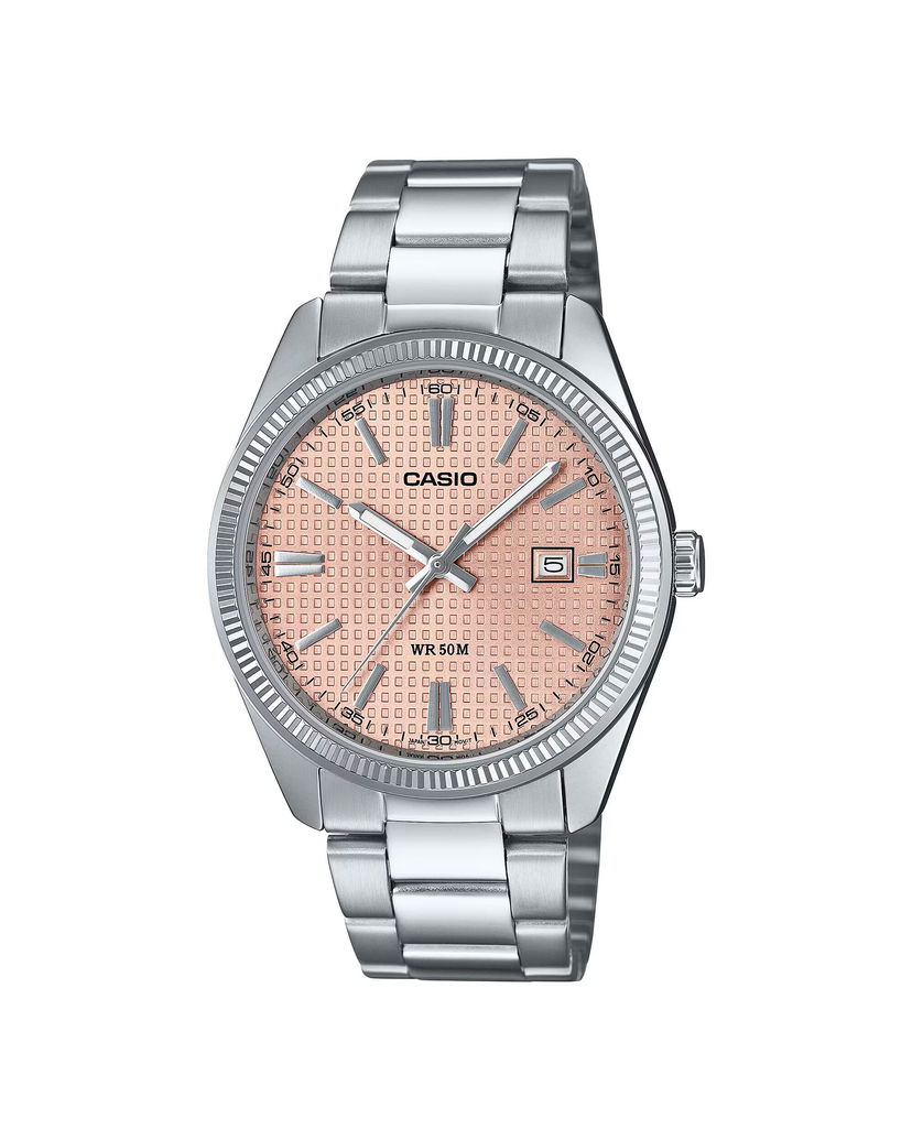Satovi CASIO Stainless Steel Watch With Light Pink Dial Metalik | MTP-1302PE-4AVEF