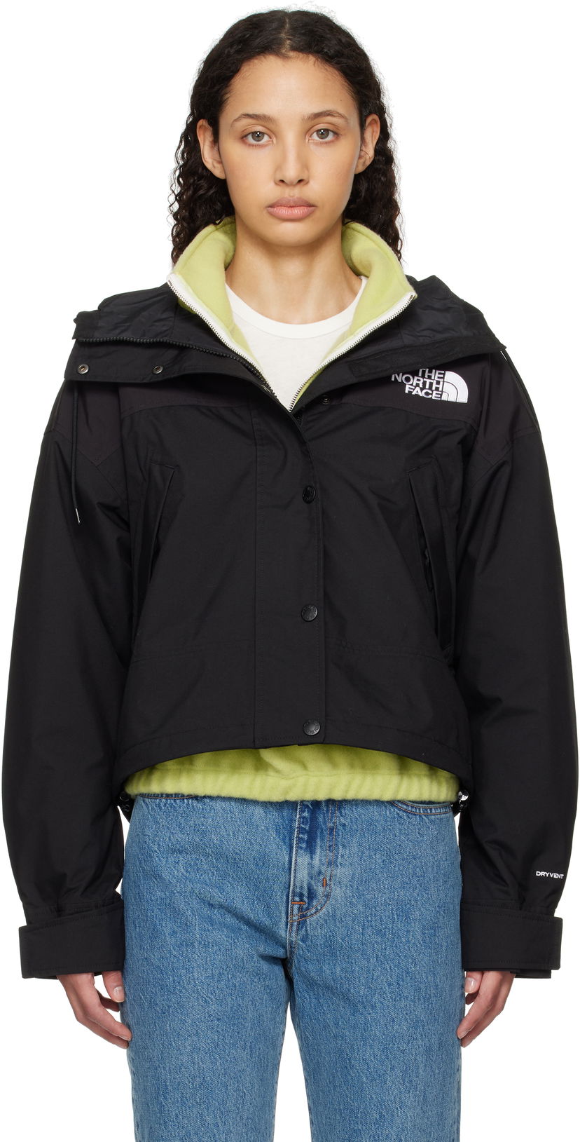 Vjetrovka The North Face Reign On Cropped DryVent Jacket Crna | NF0A8BCH
