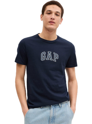 Majica kratkih rukava GAP New Arch Tee Tamnoplava | 570044-03